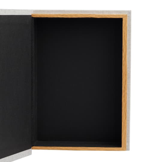 Light Gray Oh, Happy Day Linen Storage Book Box Set
